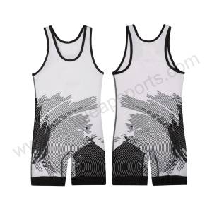OEM Plus Size Personnalisé 100% Polyester Wrestling Singlet Nouveau Design Wrestling Gear - Product Image 1