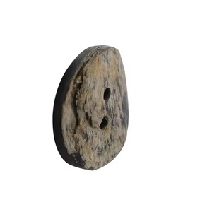 Fashionable <b>Polished</b> Round Buffalo Horn <b>Shirt</b> Button Blanks Eco-Friendly Antique Imitation Art Collectible Garment Skin Buttons - Product Image 4