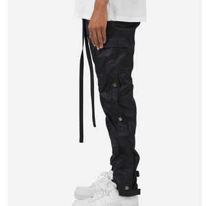Outdoor <b>Denim</b> <b>Trousers</b> for Men Slim Fit Stretch Cotton Durable Washed Jeans Custom Logo Factory Direct Supply Wholesale - Product Image 4