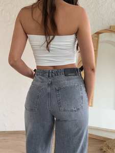 Women's High Quality Comfortable Fit <b>Denim</b> Jeans Breathable <b>Stretch</b> <b>Fabric</b> Casual Styles-Available Versatile Styles - Product Image 6