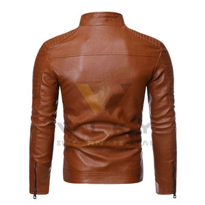 Chaqueta de Invierno de Cuero Genuino Elegante para Hombre con Diseño Clásico y Ajuste Cómodo, Perfecta para Uso Diario - Product Image 2