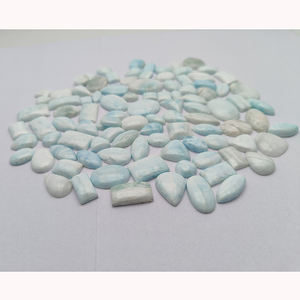 Cabujón de piedras preciosas sueltas de tamaño libre-Aragonita azul natural 10-20mm Cojín de pera ovalado Forma Efecto de luz Cristal Jaspe Iroc Ventas - Product Image 5