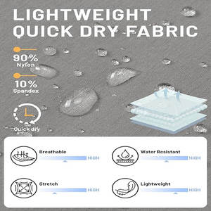 Men's 100% Cotton Khaki <b>Stretch</b> Canvas Board <b>Shorts</b> Plus Size Casual Breathable Eco-Friendly Windproof Quick Dry Mid Waist - Product Image 6