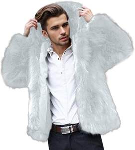 <b>Men's</b> Sherpa Fleece Full Zip Faux <b>Fur</b> <b>Jacket</b> Fleece Pullover Zip up Winter Sweatshirt Fleece Sherpa <b>Lined</b> Warm <b>Jacket</b> - Product Image 1