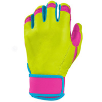 Guantes de Béisbol Profesionales de Cuero Vacuno de Primera Calidad, Guantes Deportivos de Bateo de Puño Corto, Duraderos y Cómodos para Entrenamiento de Béisbol