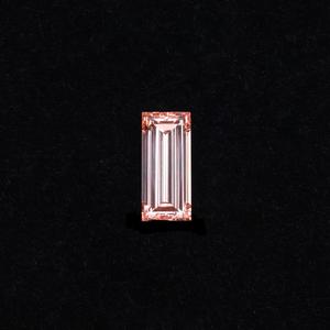 IGI 1.37 ct Baguette Cut FV Pk Fantaisie Vivid Pink Lab Grown Diamond Loose CVD Diamond For Love Baguette Cut Diamond Ring - Product Image 2