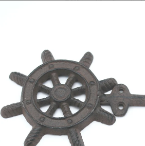 Handmade Creations 2 Vintage Brass <b>Ship</b> <b>Wheels</b> High Quality Best Nautical <b>Ship</b> <b>Wheel</b> Handmade Decor - Product Image 1