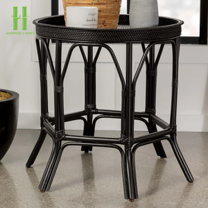 Table basse en rotin naturel moderne de haute qualité, fabriquée à la main, écologique, durable, meubles de maison en provenance du Vietnam, artisanat - Product Image 5