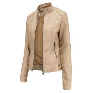 Veste en cuir pour homme taille américaine en gros, veste d'hiver en velours, vestes de moto en cuir PU imitation cuir avec capuche amovible - Product Image 4