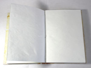 Cahiers en papier recyclé fait main, couverture rigide, style marbre crème, produit de style de vie vert, cahier d'étudiant pour usage au bureau - Product Image 2