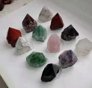 Vente en gros de pierre naturelle Lapiz Lazuli Point brut poli avec base naturelle Point de cristal et tour pour Reiki et décoration Artisanat en pierre semi-précieuse - Product Image 6