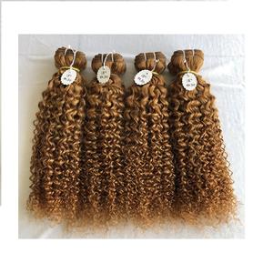 Top qualité supérieure 100% temple indien vierge 18 ''Kinky Curly Bundles Extensions donneur unique brut humain doux en gros indien - Product Image 1