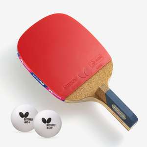 For Senko 2000 Penhold Grip <b>Table</b> <b>Tennis</b> Rubber Blade 10940 Pre-Assembled Single Ply - Product Image 1
