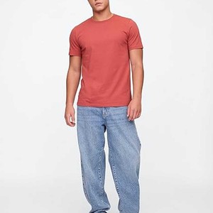 Camisetas de Manga Corta para Hombre, Cuello Redondo, Tejido Grueso, Absorben la Humedad, Camisetas Casuales - Product Image 2