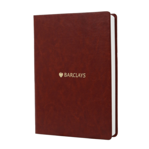 Carnet de réunion de bureau élégant Olivia International, format A5, couverture rigide, reliure spirale, papier personnalisé 80 g/m², 192 pages, aux meilleurs prix - Product Image 2