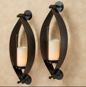 Applique murale en fer forgé tendance, artisanale, pour la décoration murale intérieure traditionnelle, mettant en valeur l'art métallique et le style intemporel - Product Image 3