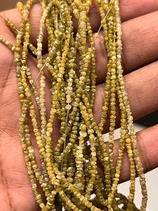 Perles de diamant brut jaune naturel perles de pierre produit - Product Image 2