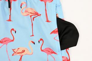 Summer Couple Sports Outdoor Ice Silk Short à séchage rapide Purple Fluorescent Green Gym Shorts Pants Breathable High Elasticity - Product Image 3