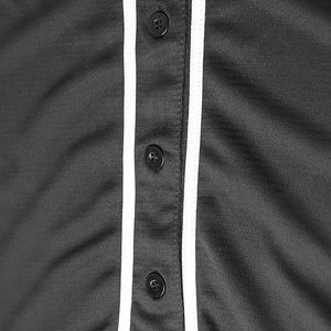 Uniformes de maillots de baseball à manches courtes pour hommes OEM vêtements de sport bon marché en gros avec des techniques imprimées - Product Image 2