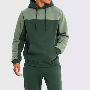 Survêtement oversize coupe ample de haute qualité 2025 Logo personnalisé vêtements d'entraînement manches longues avec survêtement à capuche pour hommes - Product Image 4