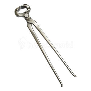 Pince à ongles vétérinaire pour sabot 12 "pince à clincher mâchoire incurvée pince à ongles en fer à cheval outils de maréchal-ferrant Instruments de soins aux animaux - Product Image 2