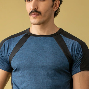 Venta al por mayor básica de algodón de punto camisetas para hombres mujeres logotipo personalizable para la Oficina ocio Fitness o uso diario pedido al por mayor - Product Image 6