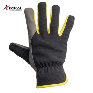 Gants d'installateur synthétiques d'hiver de qualité supérieure, bon marché, en cuir synthétique, doublés, antidérapants, pour mécaniciens, 26 cm - Product Image 1