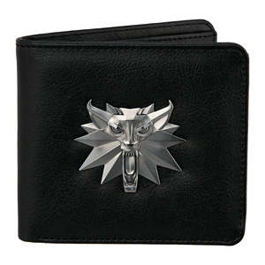 The Witcher 3 White Wolf - Cartera de cuero con medallón de metal para tarjetas de visita y tarjetas de crédito - Product Image 1
