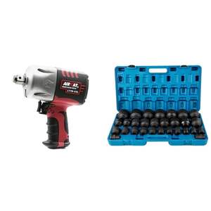 Clé à chocs ergonomique Vibrotherm de 3/4 pouces avec couple de 1 450 lb-pi et jeu de douilles à chocs de 29 pièces de 3/4 pouces avec fonction hexagonale - Product Image 6