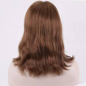 Peluca de Cabello Virgen Brasileño Remy de Primera Calidad con Frente de Encaje, Base de Seda Lisa, Cierre de 24 mm, Tupé para Mujer, Densidad 130%-150% - Product Image 2