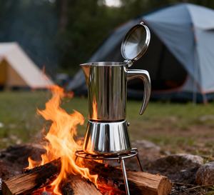 Cafetière <span class=keywords><strong>italienne</strong></span> en acier inoxydable pour le camping <span class=keywords><strong>ou</strong></span> la maison Moka Pot Cafetière <span class=keywords><strong>italienne</strong></span> <span class=keywords><strong>Percolateur</strong></span> à café classique - Product Image 6