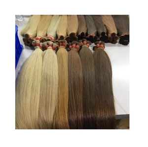 Meilleur Prix Haute Qualité 100% Vierge Remy Non Transformés En Vrac En Gros Droite Naturel Vietnam Extensions De Cheveux pour Le Tressage - Product Image 1