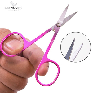 Ciseaux pour poils de nez à pointe pointue, tête incurvée, dissolvant de cuticules, ciseaux à sourcils en acier inoxydable par INSTRUMENT innovant - Product Image 6