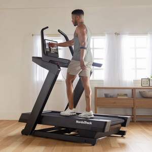 Tapis roulant électrique pliable Commercial Home X16 50565345064210 avec inclinaison automatique, écran LCD, haute intensité, en matériau ABS - Product Image 6