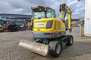 รถขุดไฮดรอลิกแบบล้อเคลื่อนที่ได้สูง Wacker Neuson EW65 ขนาด 13 ตัน เครื่องยนต์ Laidong ความจุบุ้งกี๋ 2.1 เมตร ประหยัดน้ำมัน - Product Image 4