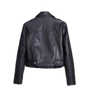 Veste de sport en cuir véritable personnalisée 2022 pour femmes Style en peau de mouton d'agneau pour l'été Plus l'hiver avec fermeture éclair grande taille - Product Image 2