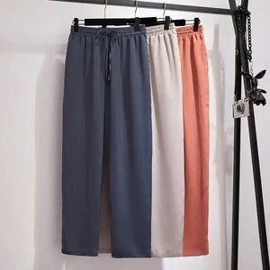 OEM Custom Logo Winter Breathable Custom Fashion <b>Women's</b> Fleece 100% Cotton <b>Women</b> Waist Jeans Female <b>Trousers</b> Good High Quality - Product Image 4