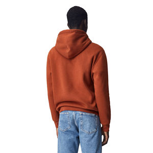 Logo personnalisé 100% coton 450gsm sweats à capuche de haute qualité pull à capuche décontracté pour hommes motif solide sérigraphie - Product Image 2