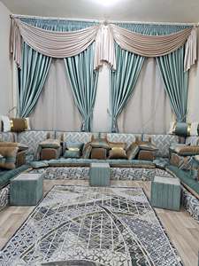 Canapé de style Majlis arabe, design classique, ensemble élégant pour salon, sièges d'angle luxueux, design gain de place - Product Image 3