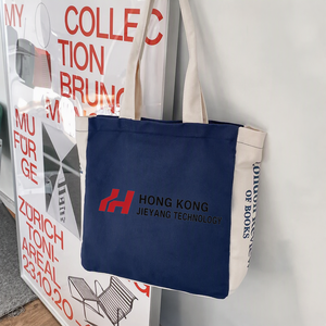Heat Transfer Recycled Canvas <b>Bag</b> Customized Material Cotton Shopping <b>Tote</b> <b>Blue</b> Canvas <b>Bag</b> - Product Image 2