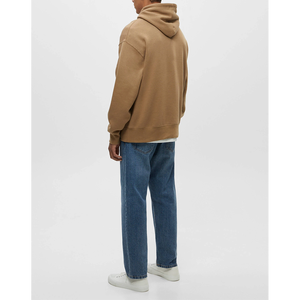 Sweat-shirt à capuche surdimensionné en coton de haute qualité pour hommes, avec logo personnalisé, hiver 100% - Product Image 3