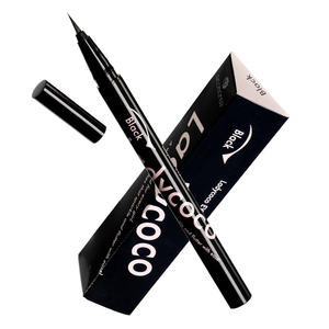 LADYCOCO Waterproof Black Eye-Liner Pen for Eyelash Extensions Vegan Ingredients Liquid Eyeliner <b>Makeup</b> Packaged in <b>Box</b> - Product Image 1
