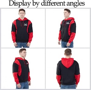 Sudaderas con capucha de moda para hombre, ropa informal de tela personalizada con muestra gratis, jersey con capucha, con estampado de tu logotipo, venta al por mayor - Product Image 5