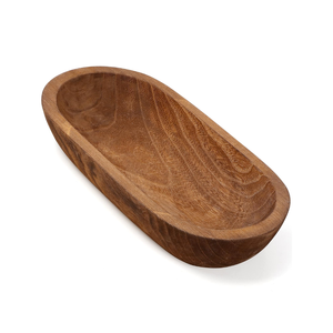 Bol en bois naturel rustique de taille personnalisée bols à pâte en bois de haute qualité en gros de l'usine du Vietnam - Product Image 1