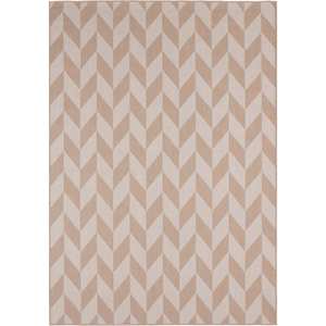 <b>Outdoor</b> Reversible Polypropylene <b>Rug</b> Modern Beige Indoor-<b>Outdoor</b> Carpet Washable Flat Weave - Product Image 1