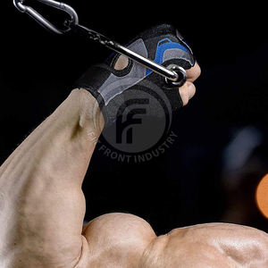 Gants de musculation demi-doigts en cuir légers et respirants pour la gym et la musculation (unisexe) - Product Image 3