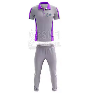 Servicio OEM Diseño de Uniforme de Cricket Ropa de Equipo de la Mejor Calidad Logotipo Personalizado Hecho a Medida Ligero Transpirable Ecológico SUFI para Hombre - Product Image 1