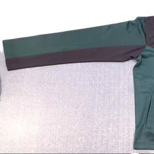 Sweat à capuche sport pour homme, ensemble de survêtement colorblock, veste à panneaux contrastants, poches hiver, respirant, service OEM - Product Image 5