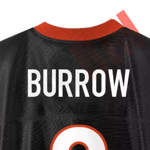 Maillots de football américain unisexes personnalisés imprimés en usine Sibrin Premium, maillots de football américain pour jeunes en maille à œillets - Product Image 5