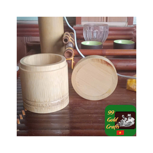 Taza de bebida de madera de bambú hecha a mano Natural, taza de bambú reutilizable ecológica, fuerte y ligera, perfecta para restaurantes, cafeterías - Product Image 4
